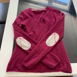 Burberry cash meter burgundy sweater